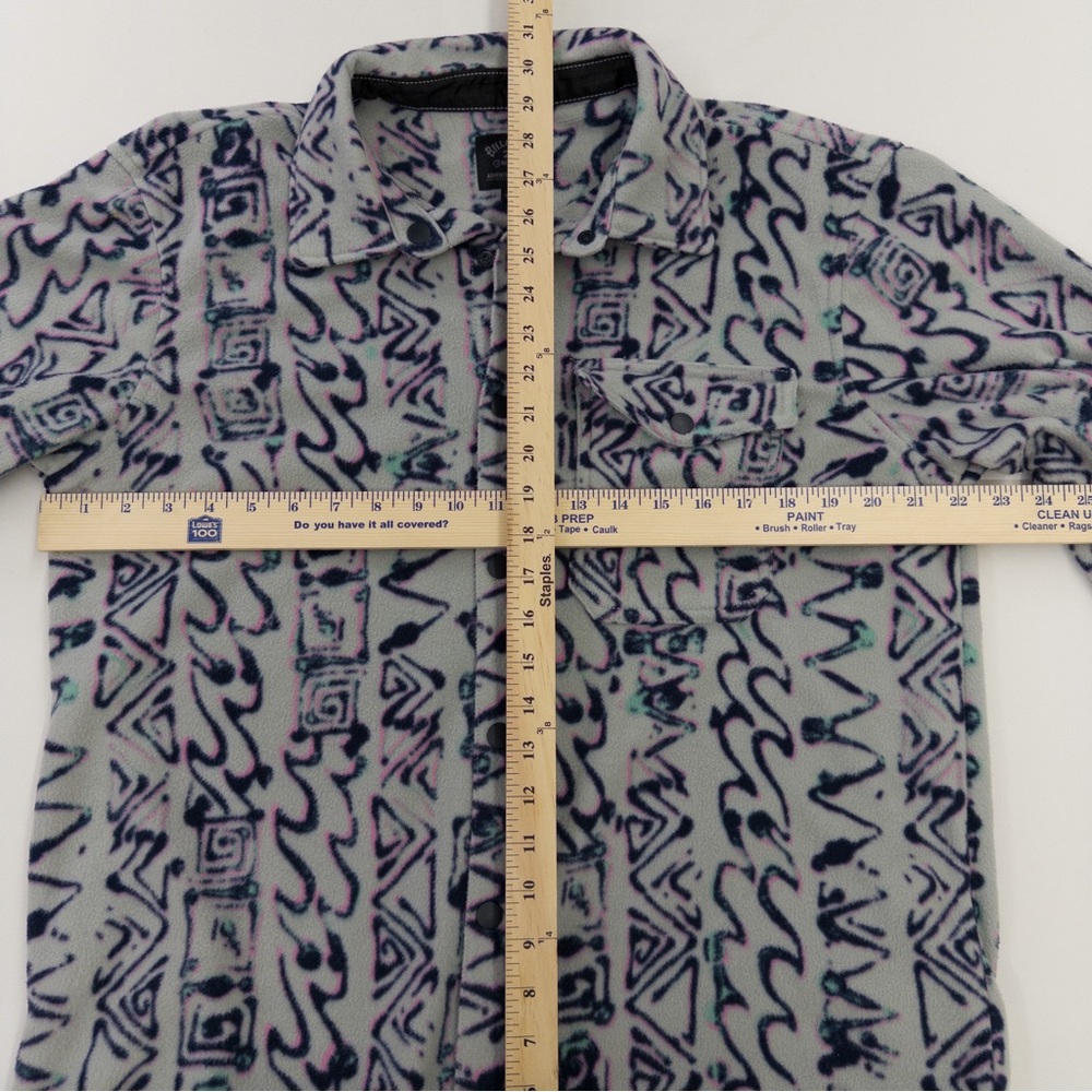 Billabong Adventure Division Furnace Flannel Fleece Overshirt in Cement Size L - Picture 4 of 15